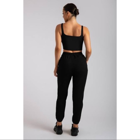 Meshki loopback joggers - BLACK - Picture 2 of 7